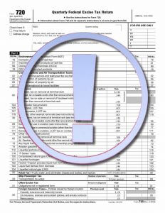 form 720 quarterly federal excise tax return is important